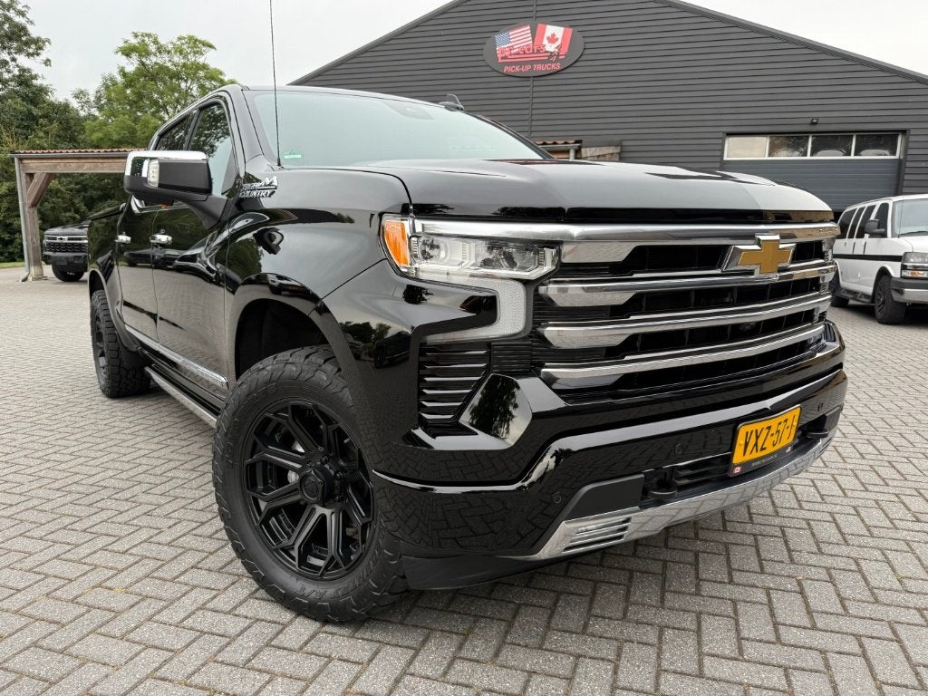 Chevrolet Silverado High Country 6.2L V8 Bedrijfswagen, Automaat, Zwart, Leder, Vierwielaandrijving