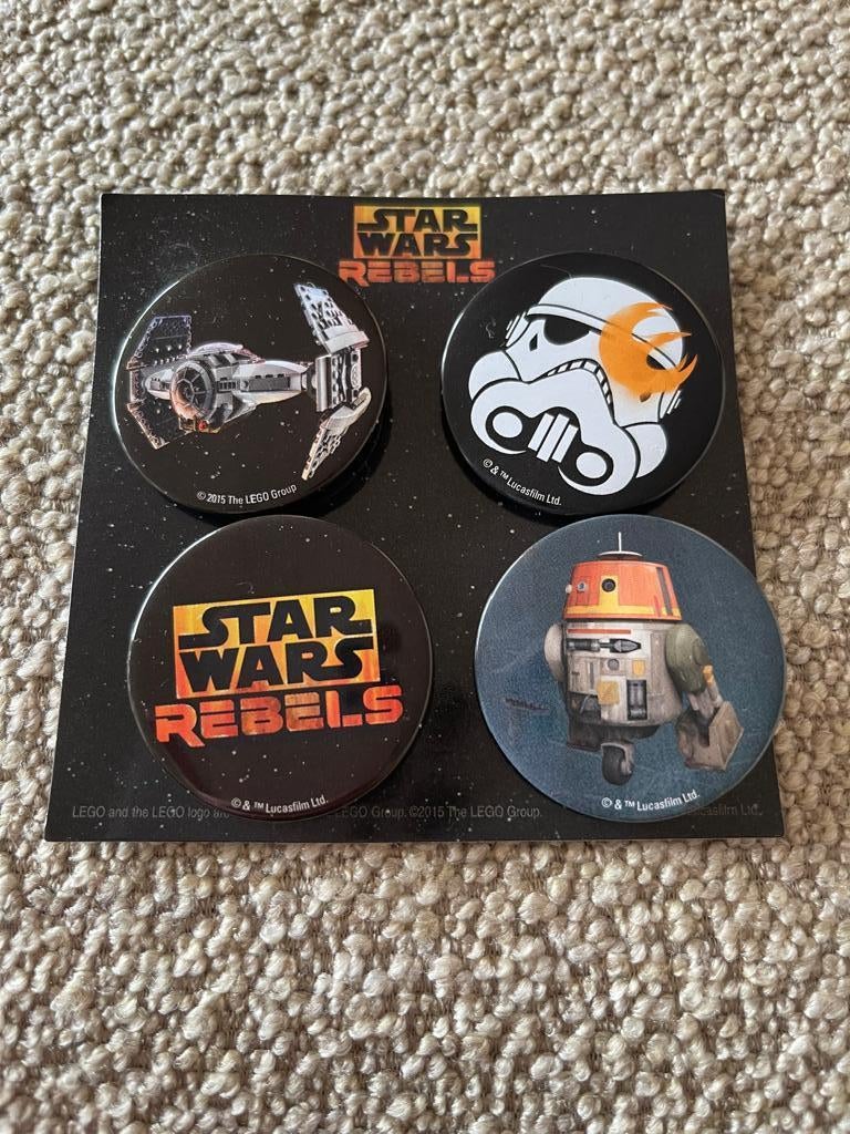 Star Wars buttons, Ophalen of Verzenden, Nieuw, Overige typen