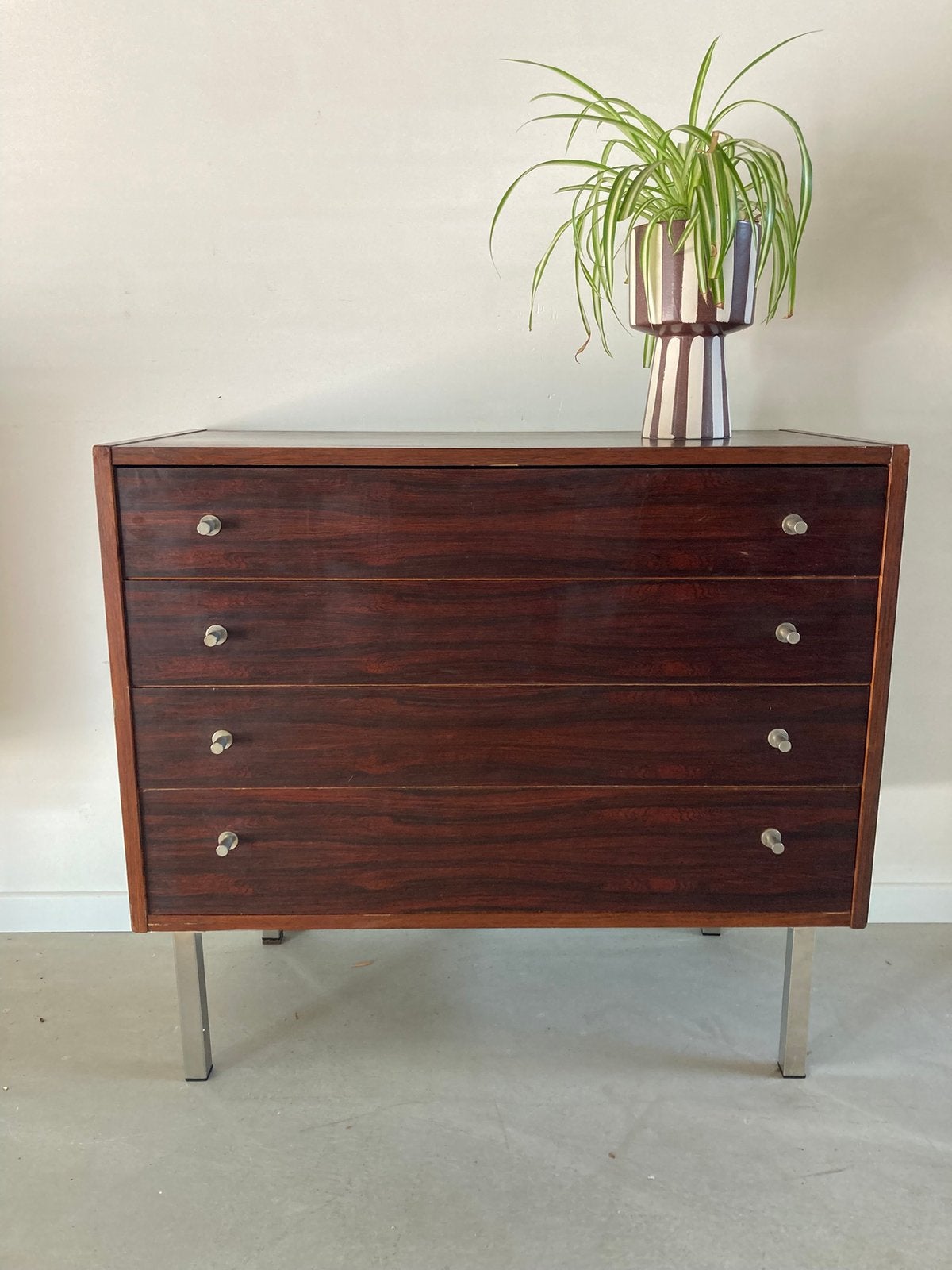 Midcentury vintage teak | palissander ladekastje, Ophalen, Gebruikt, Midcentury vintage retro jaren 60, Teakhout