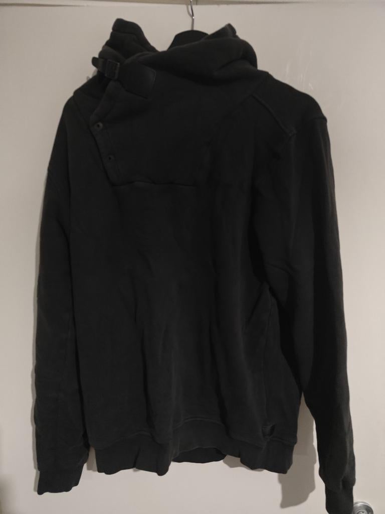 G-Star trui met hoge hals en gesp - XL, Kleding | Heren, Truien en Vesten, Zwart, Overige maten, Ophalen of Verzenden, Zo goed als nieuw