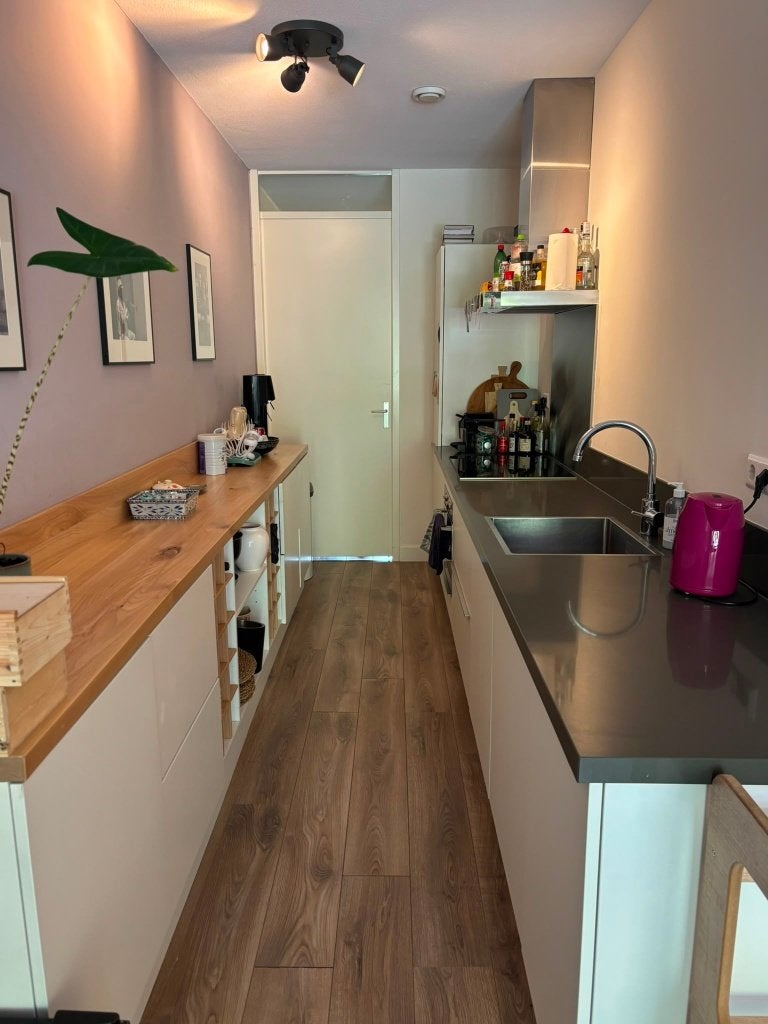 Gratis af te halen: Op maat gemaakt keuken dressoir, Huis en Inrichting, Ophalen, Met plank(en), Gebruikt, 200 cm of meer
