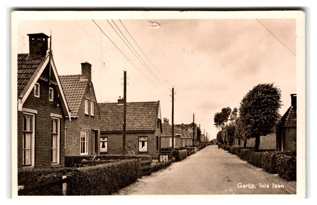Garijp, Inia laan. Lees beschrijving, Ophalen of Verzenden, 1940 tot 1960, Gelopen, Friesland
