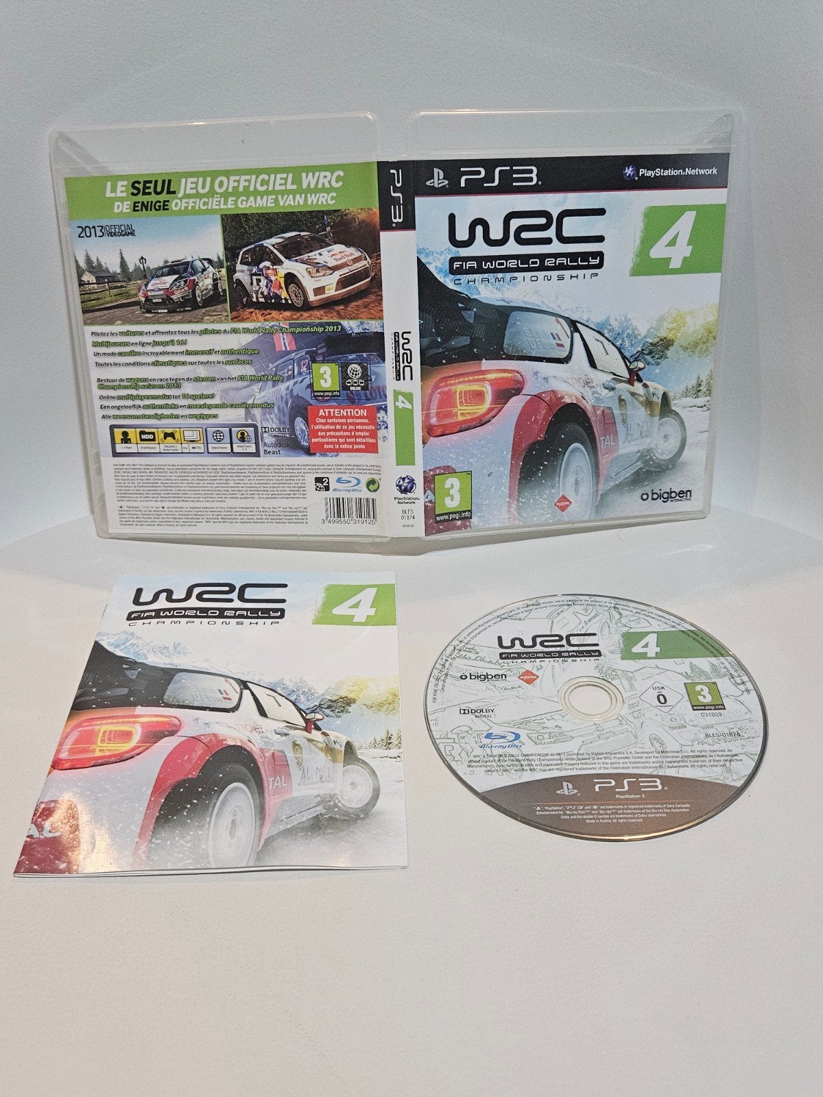 Wrc 4 PS3, Racen en Vliegen, Ophalen of Verzenden, Zo goed als nieuw, 3 spelers of meer