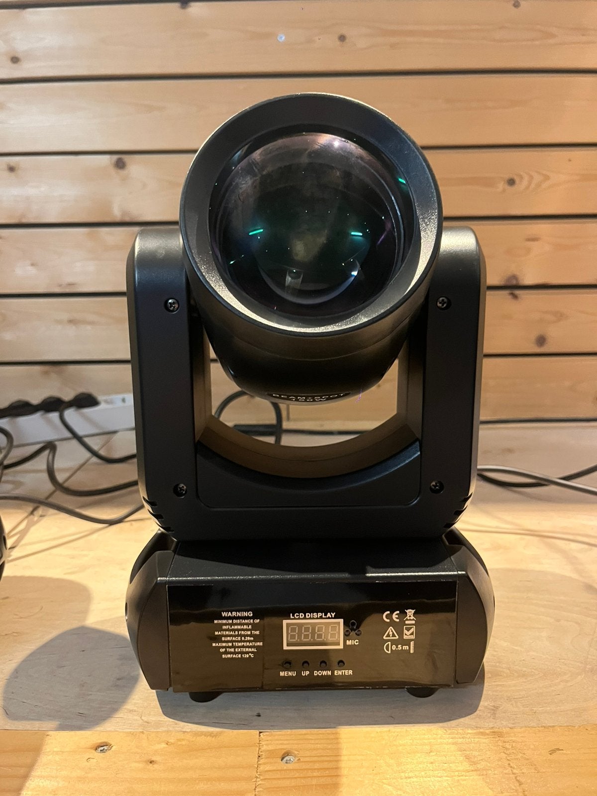 LED Moving Head 150W | Beam/Spot met roterende prisma’s, Ophalen of Verzenden, Zo goed als nieuw, Licht, Geluidgestuurd