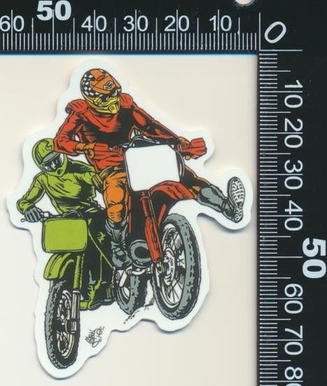 Sticker: Motorcross (50), Ophalen of Verzenden, Zo goed als nieuw, Auto of Motor