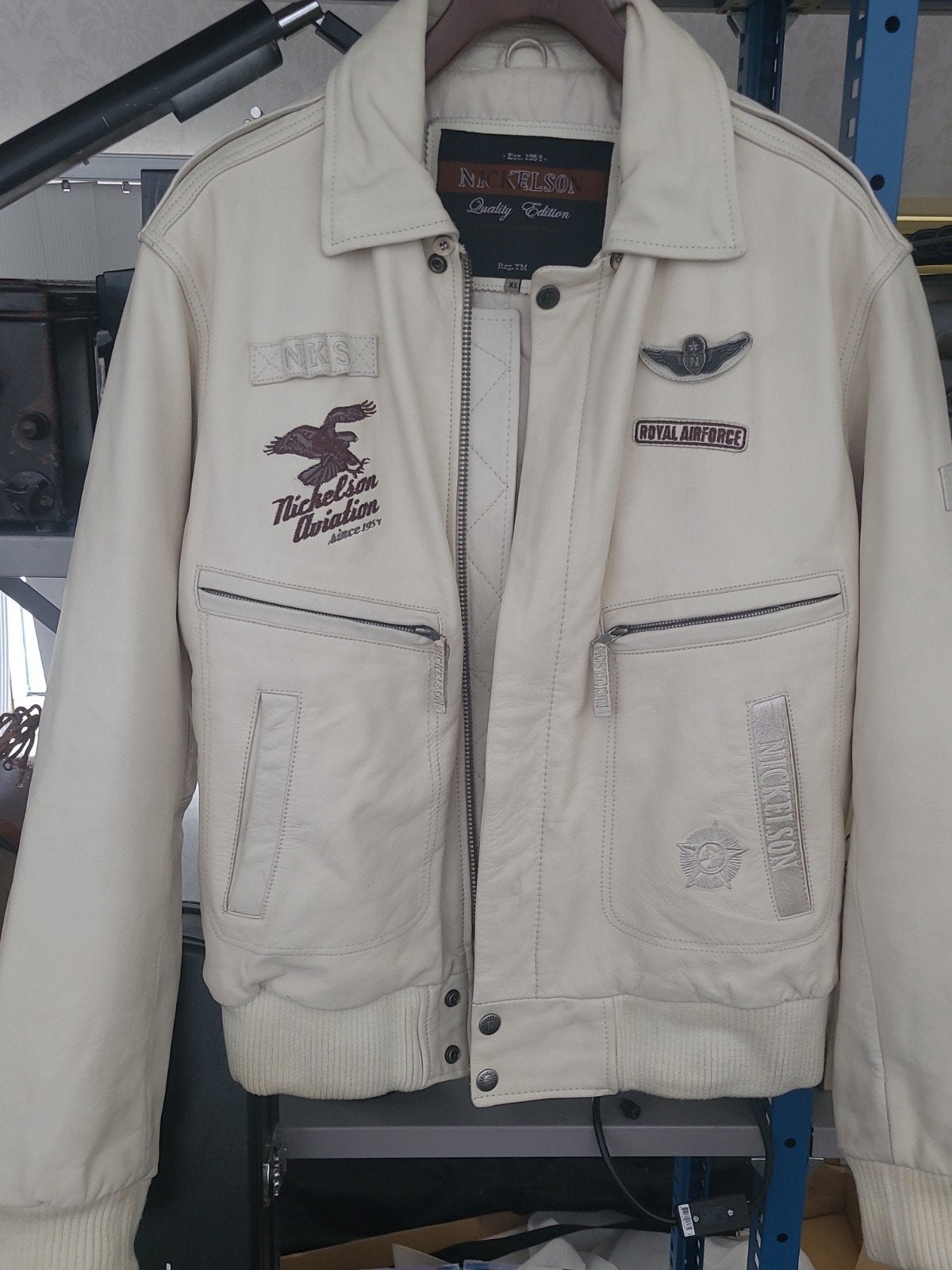 Nickelson piloten jack of biker jack mt XL, Kleding | Heren, Ophalen of Verzenden, Zo goed als nieuw, Maat 56/58 (XL)