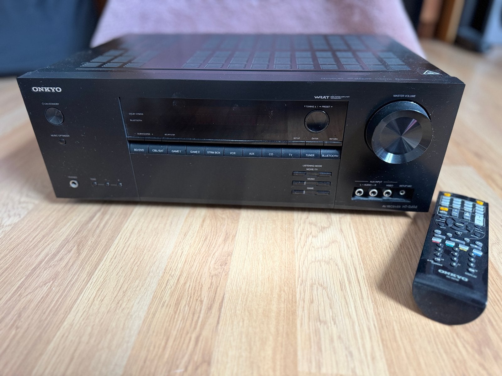 Onkyo HT-R494 AV Receiver - Zo goed als nieuw, Overige systemen, Ophalen of Verzenden, Zo goed als nieuw, 120 watt of meer