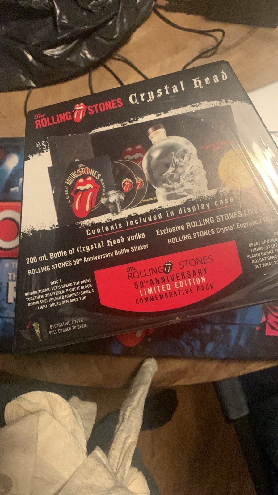 Crystal Head Vodka Rolling Stones 50th Anniversary sealed, Cd's en Dvd's, Cd's | Pop, Nieuw in verpakking, Rock, Boxset, Speciale editie