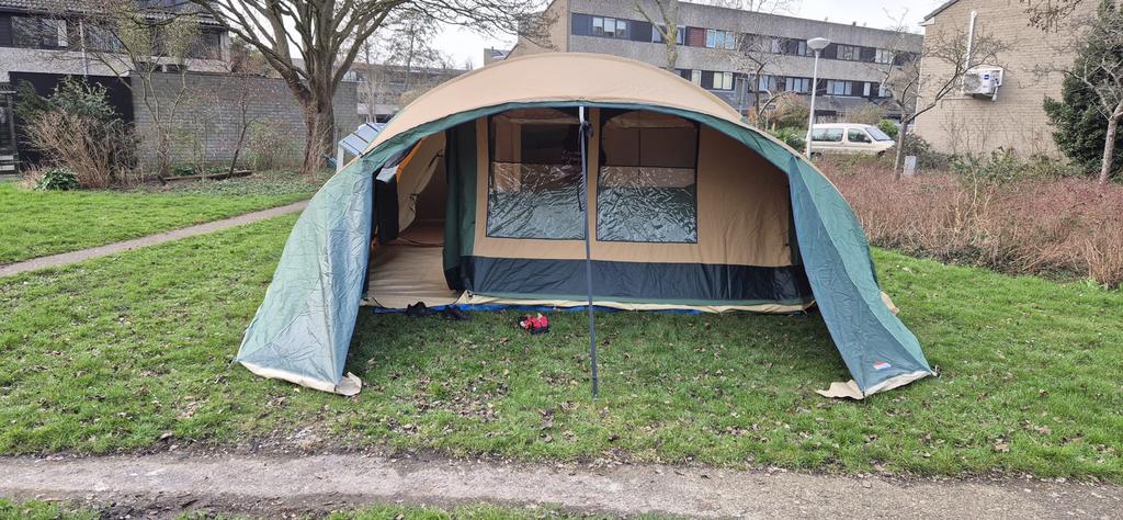 Cabanon tent met aanhangwagen/bagagewagen, Ophalen, Gebruikt, Meer dan 6