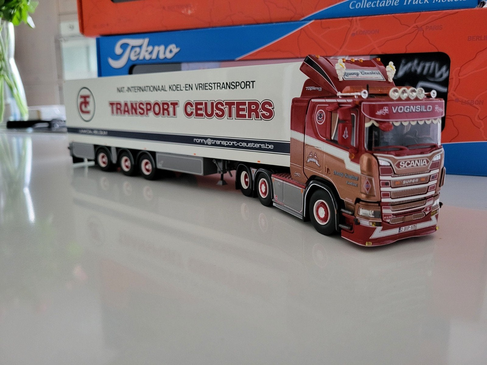 Tekno Scania next gen Ronny Ceusters, Ophalen of Verzenden, Zo goed als nieuw, Bus of Vrachtwagen, Tekno