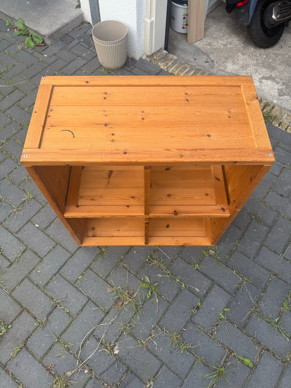 IKEA Kast - Grenenhout met planken, Met plank(en), Gebruikt, Minder dan 100 cm, Grenenhout