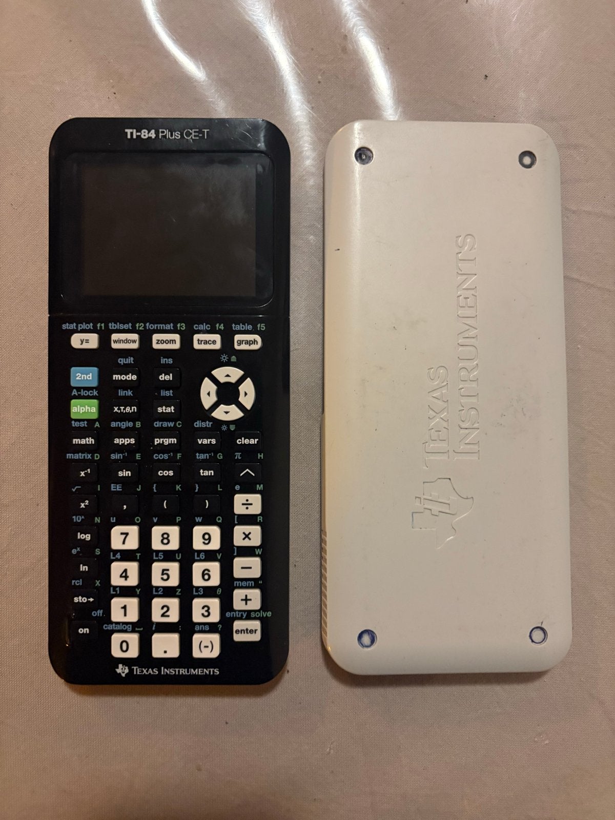 Texas Instrument TI 84 Plus CE-T, Diversen, Ophalen of Verzenden, Grafische rekenmachine, Zo goed als nieuw