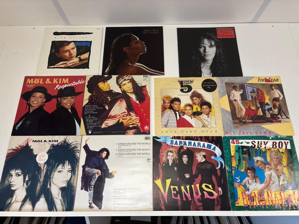 Diverse LP's en Maxi-Singles uit de jaren '80, Cd's en Dvd's, Vinyl | Pop, Gebruikt, 1980 - 1989, 12 inch, Fotohoes