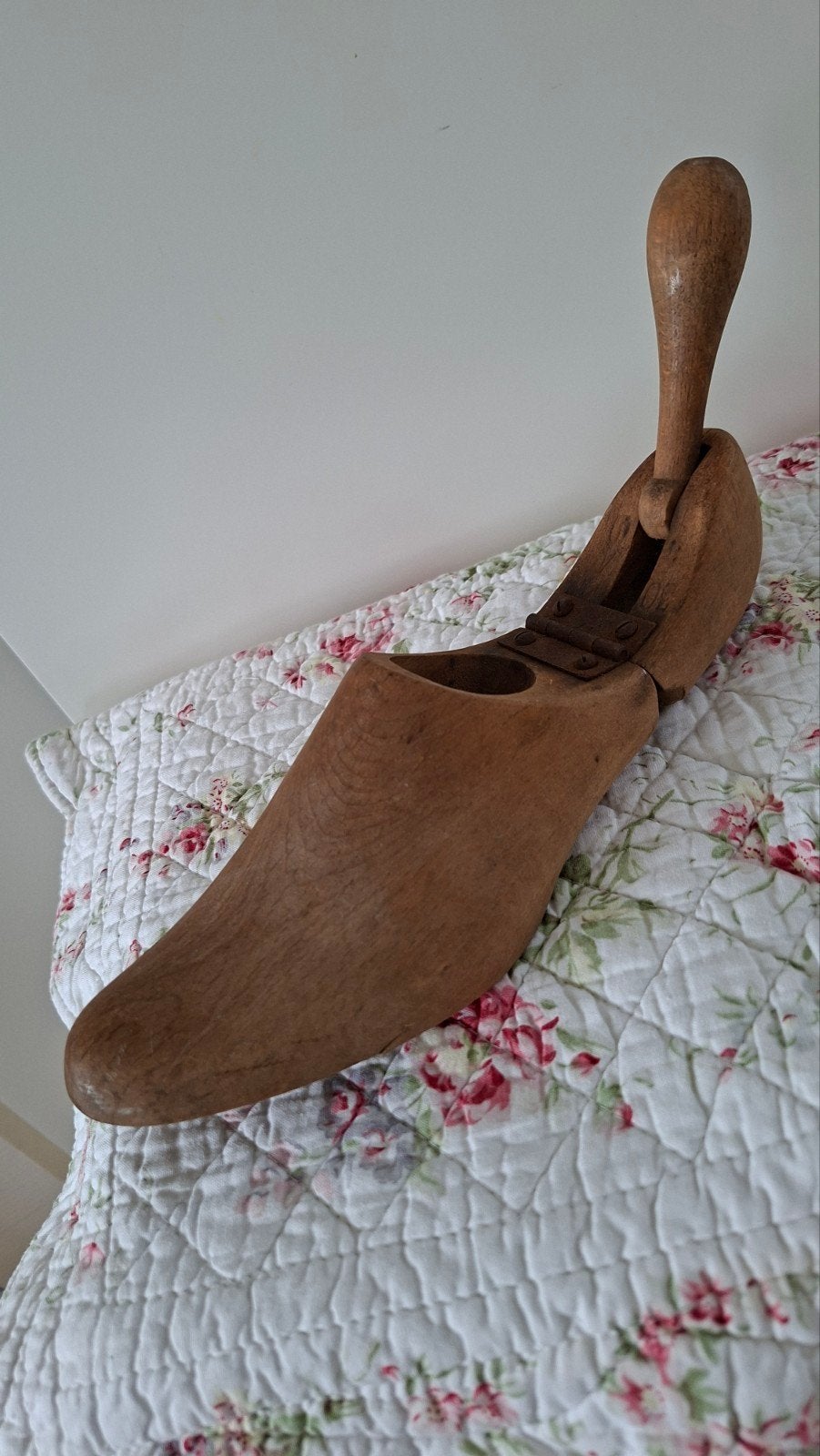 Antieke houten schoenleest - Vintage decoratie, Ophalen of Verzenden