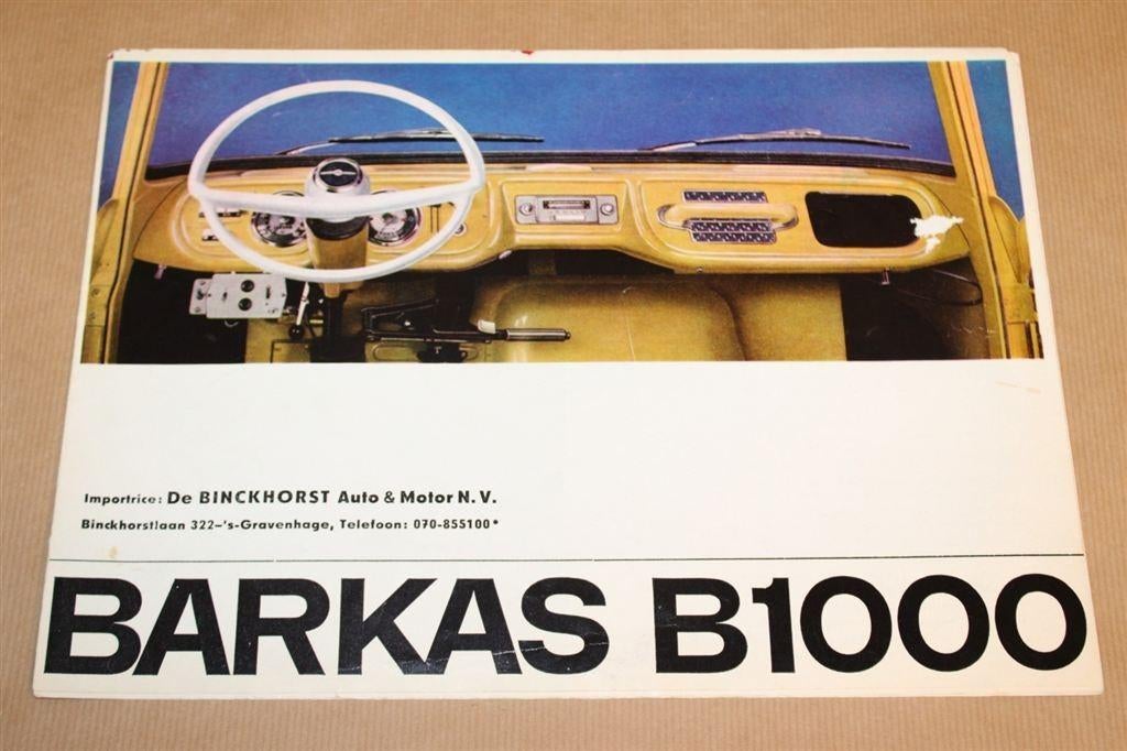 Zeldzame brochure - Barkas vrachtwagen - DDR 1964 !!, Ophalen of Verzenden, Zo goed als nieuw, Tractor en Landbouw
