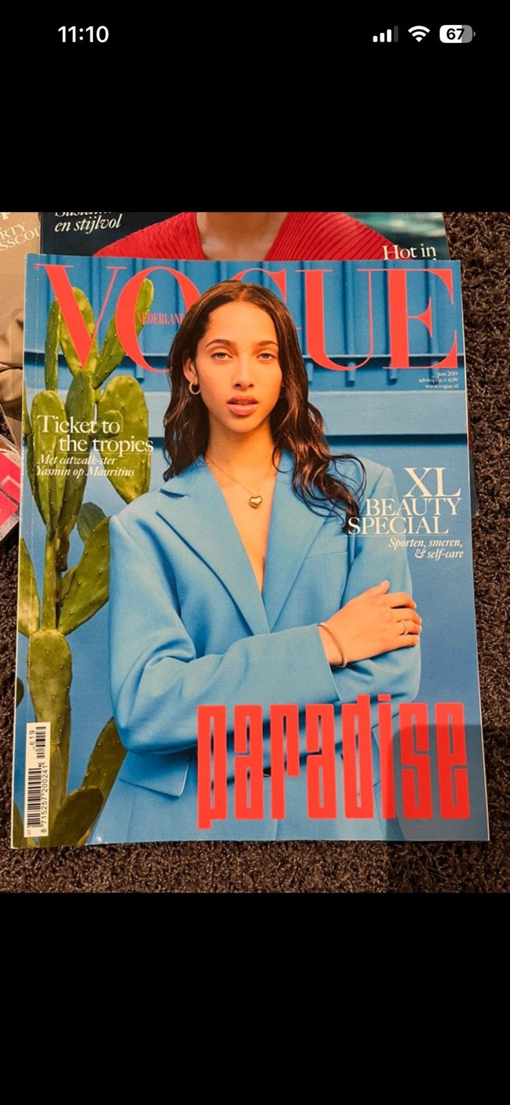 Vogue magazine 2019 Yasmin Wijnaldum special!!, Verzamelen, Ophalen of Verzenden, 1980 tot heden, Tijdschrift