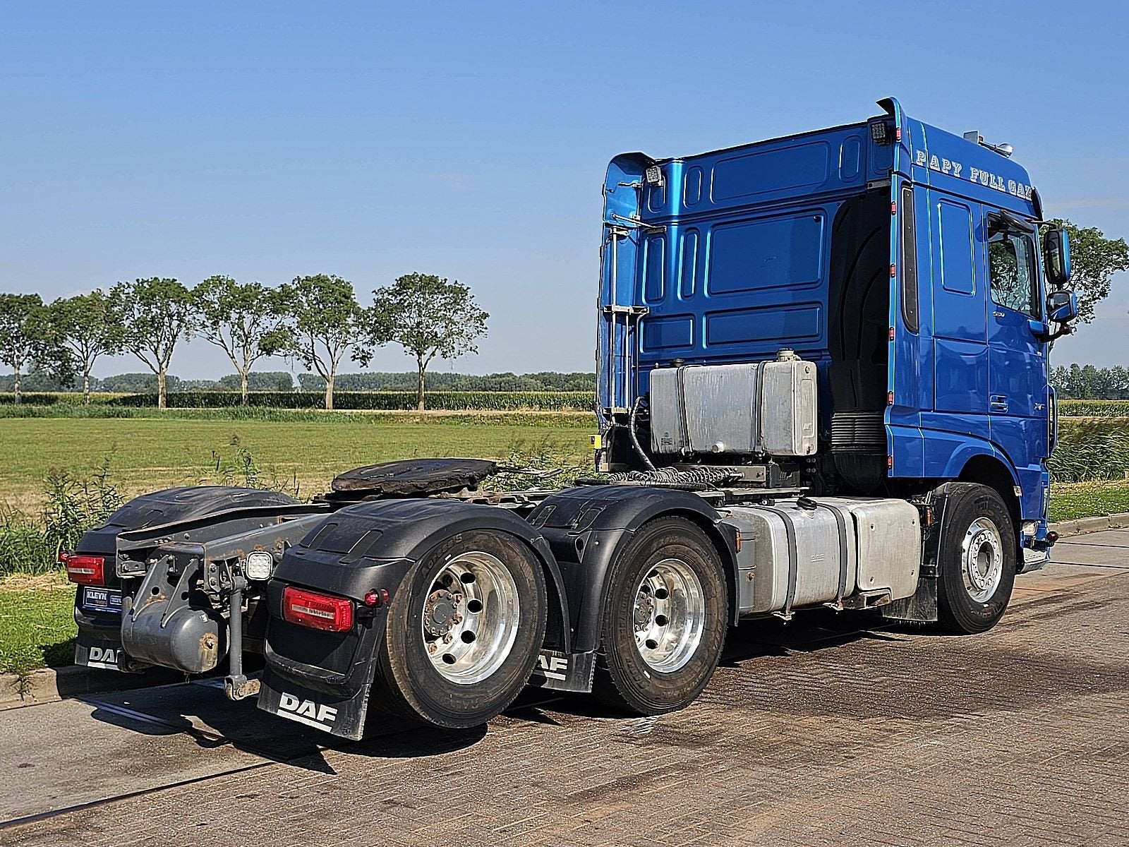 DAF XF 530 6x2 fts spacecab, Automaat, Euro 6, Blauw, Bedrijf