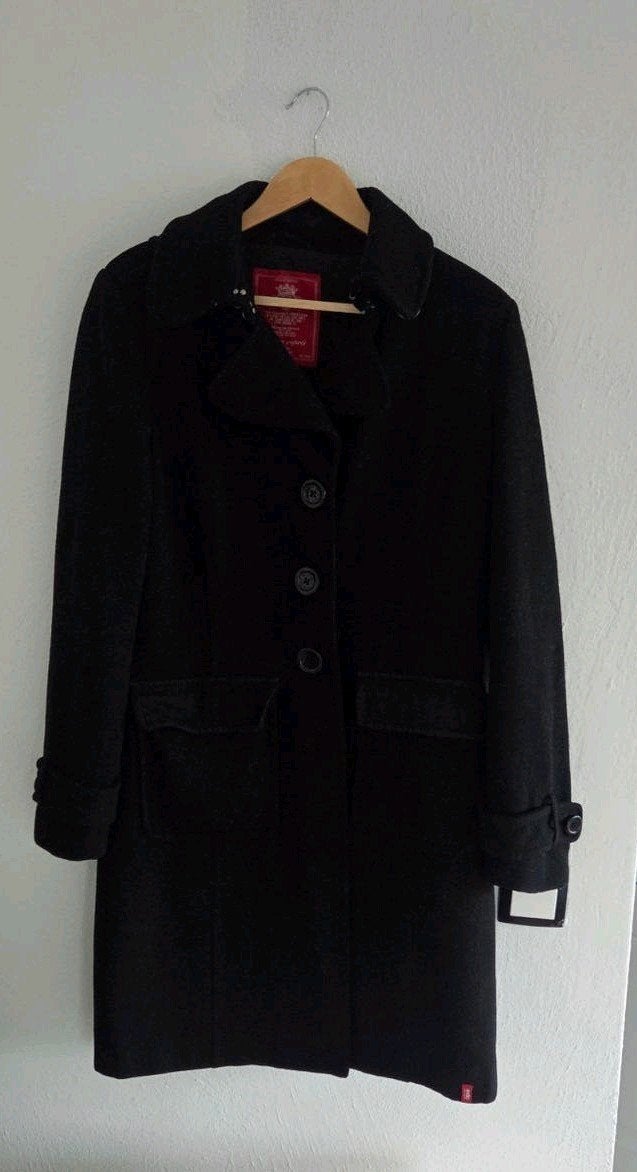 Wollen jas van Edprit in goede staat xl, Kleding | Dames, Ophalen of Verzenden, Zo goed als nieuw, Grijs