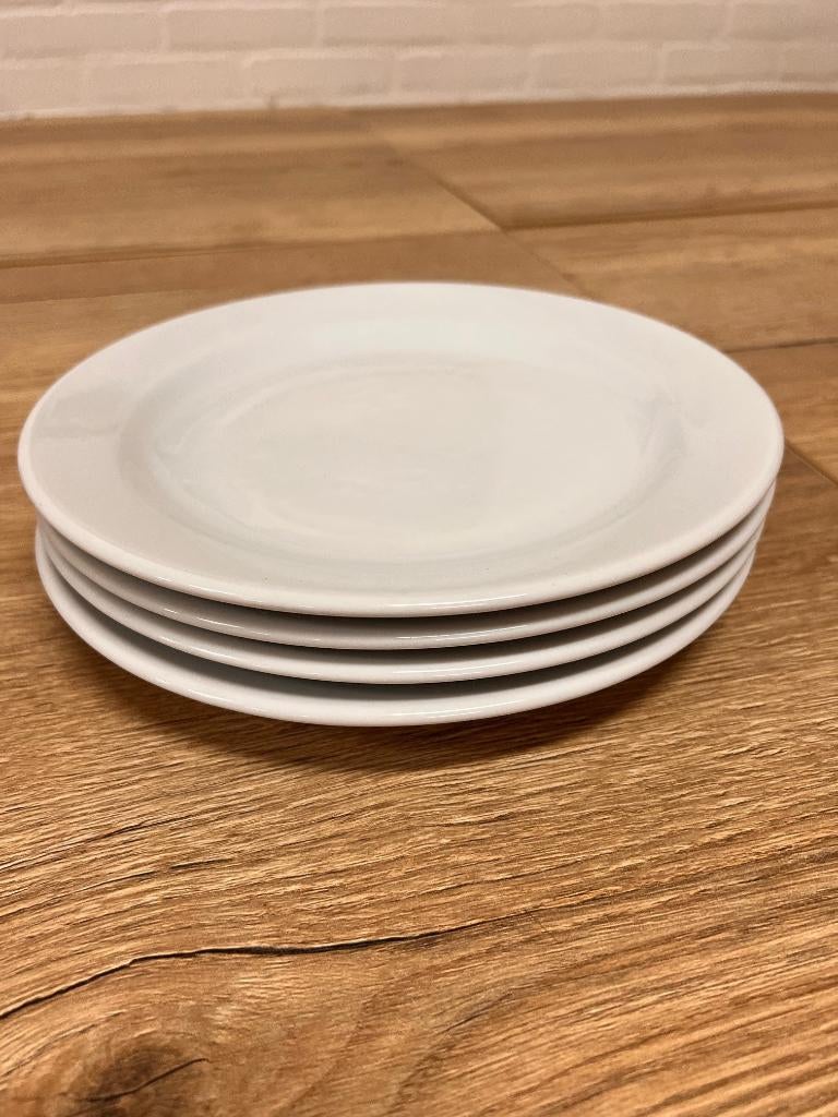 4 Ontbijtborden (Inglazed), Ophalen, Porselein, Overige stijlen, Bord(en)