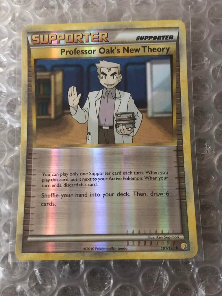 Professor Oak's New Theory 101/123 Uncommon Reverse, Ophalen of Verzenden, Nieuw, Losse kaart, Foil