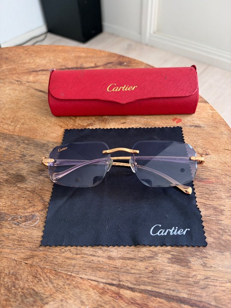 Originele Cartier Bril CT97220 - Zo goed als nieuw, Overige merken, Blauw, Ophalen of Verzenden, Zo goed als nieuw