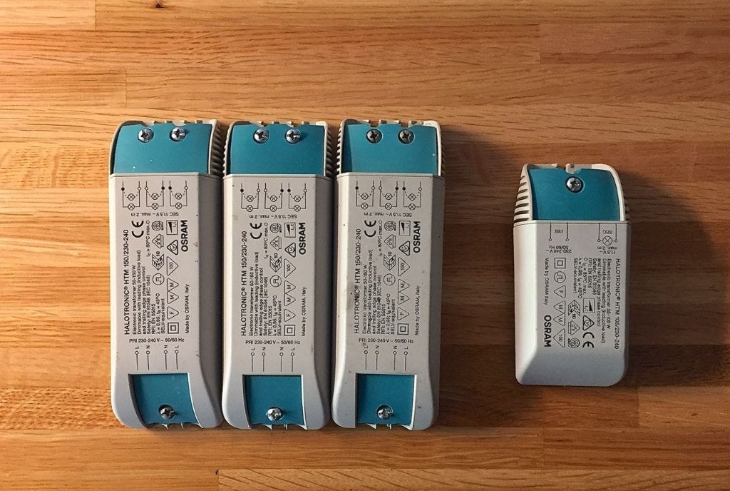 1x Osram transformator halotronic HTM 105 (230 Volt), Ophalen of Verzenden, Zo goed als nieuw