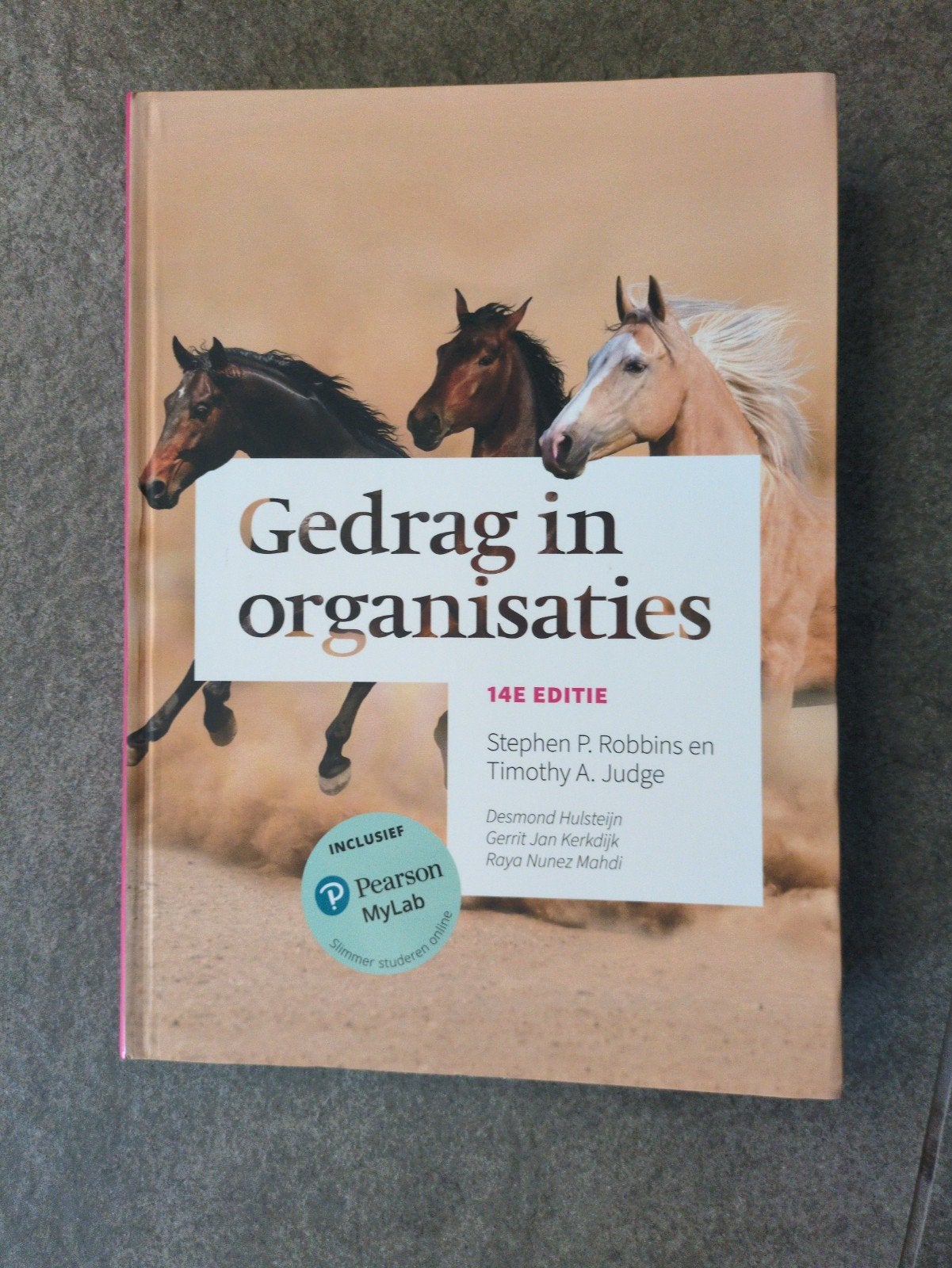 Gedrag in organisaties - 14e editie - Robbins & Judge, Boeken, Zo goed als nieuw, Stephen P. Robbins, Timothy A. Judge, Gamma