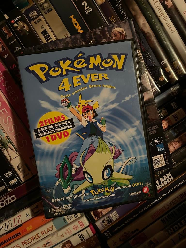 Pokémon 4Ever DVD, Cd's en Dvd's, Gebruikt, Tekenfilm, Ophalen of Verzenden, Alle leeftijden