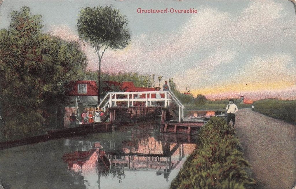 702-419-037 Grootewerf Overschie, Verzenden, Voor 1920, Zuid-Holland