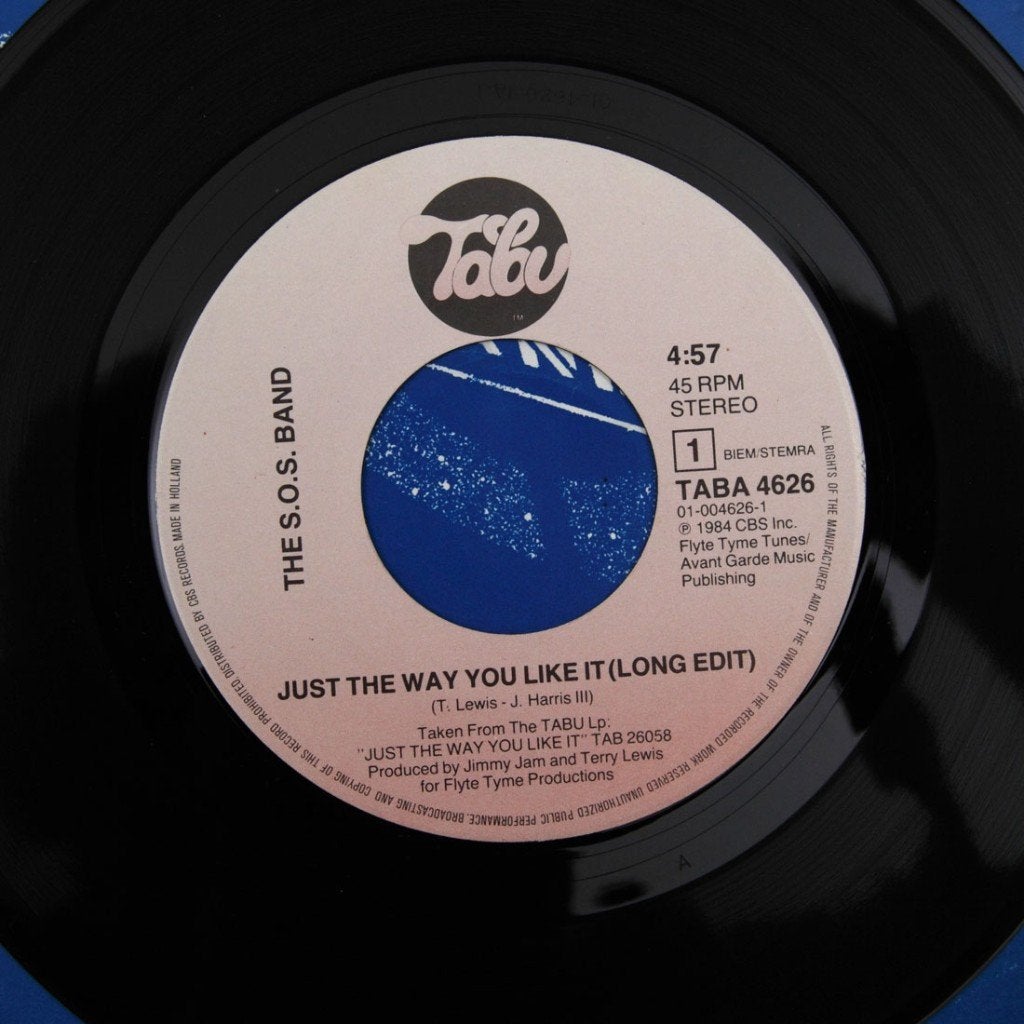 JUST THE WAY YOU LIKE IT  S.O.S. Band FUNK RNB SOUL HIT 1984, Verzenden, 7 inch, Zo goed als nieuw, Pop