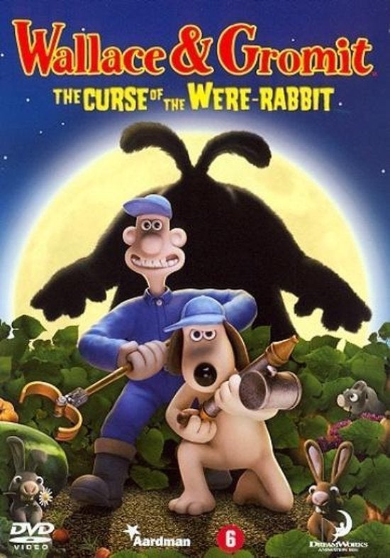 DVD Wallace & Gromit - The Curse Of The Were-Rabbit, Avontuur, Nederlands, Ophalen of Verzenden, Zo goed als nieuw