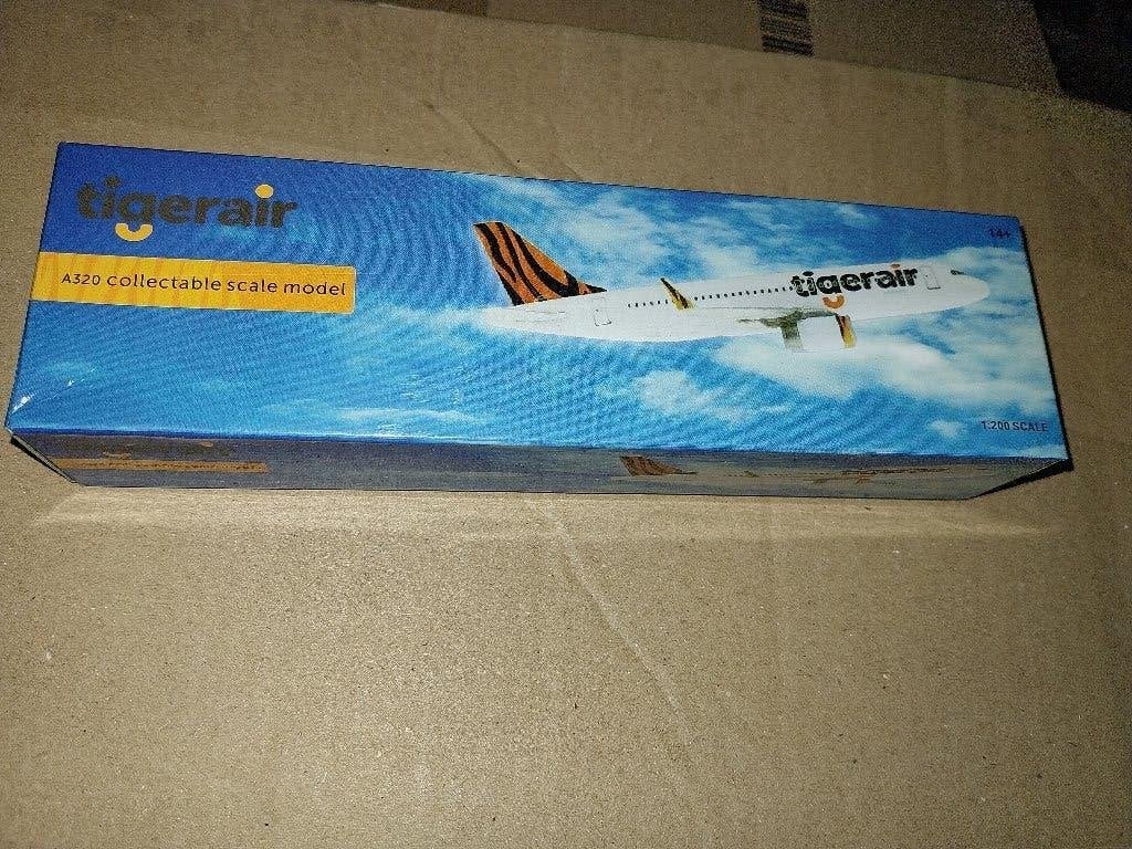 Tigerair Airbus A320 1/200 schaalmodel vliegtuig NIEUW, Ophalen of Verzenden, Nieuw, Schaalmodel
