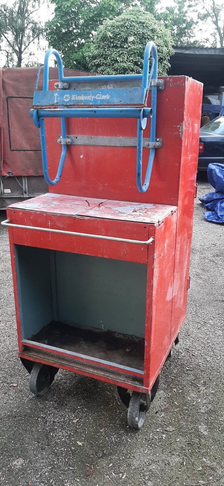 Brandkast / 1e hulp trolley, 100 liter of meer, Ophalen, Transportkar