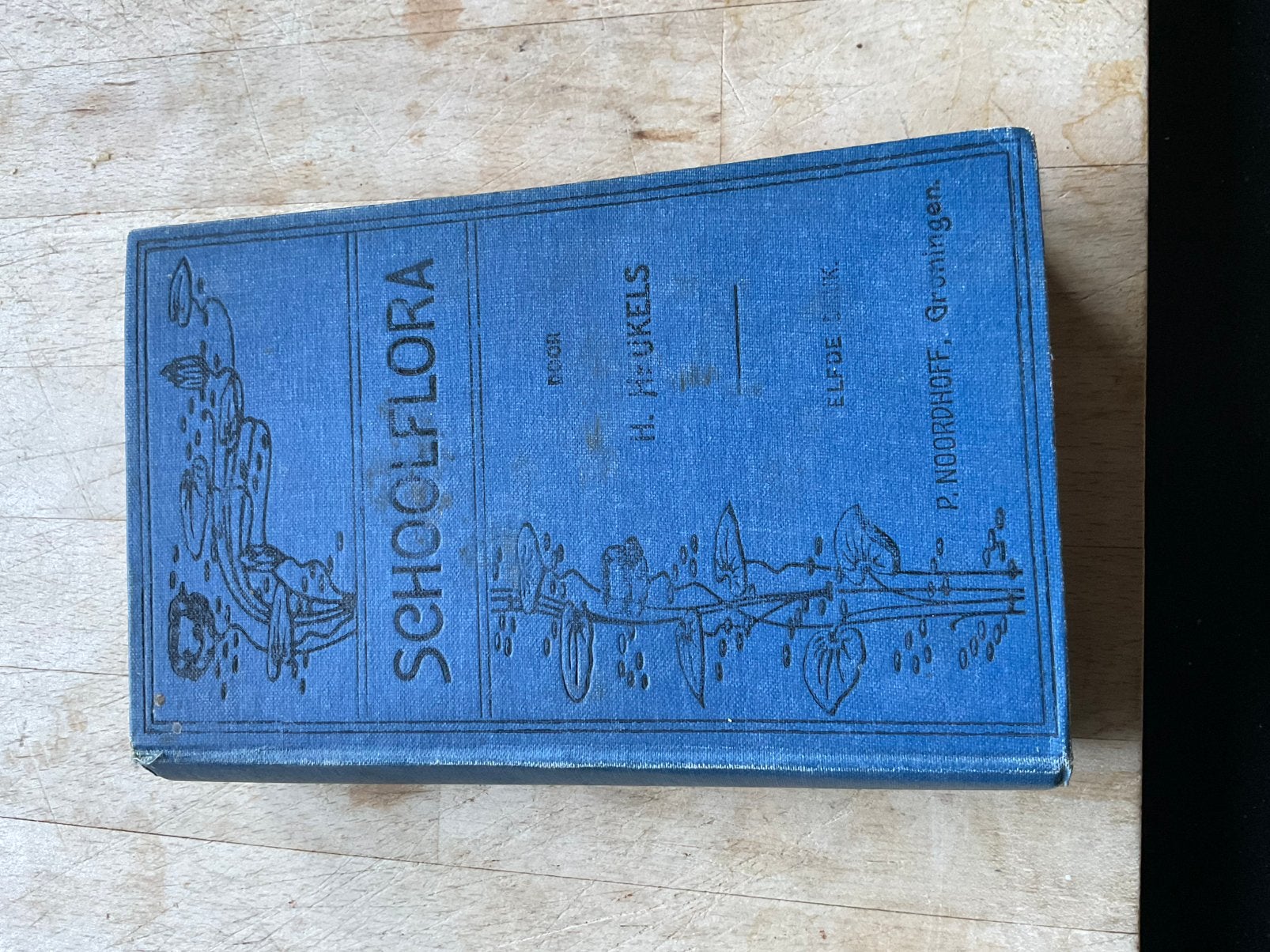 Schoolflora Heukels, Antiek en Kunst, Antiek | Boeken en Bijbels, Ophalen of Verzenden