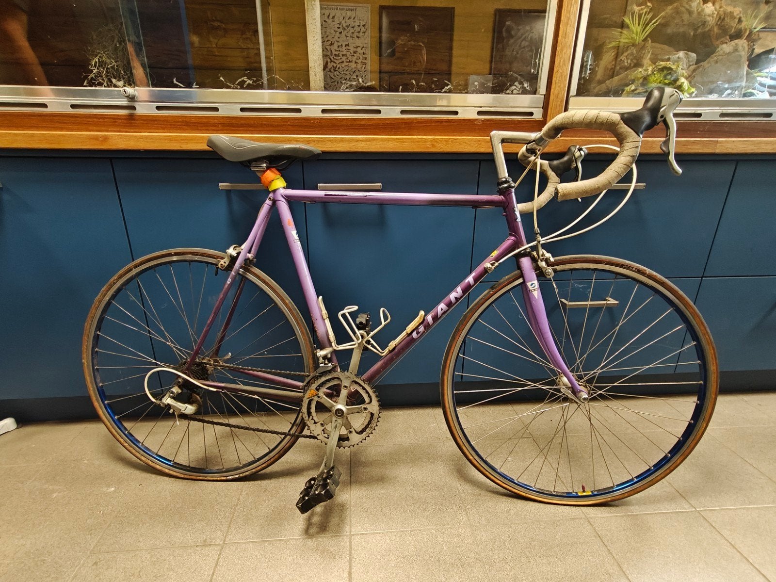 Giant kronos wielrenfiets, Ophalen, Gebruikt, Heren, Aluminium