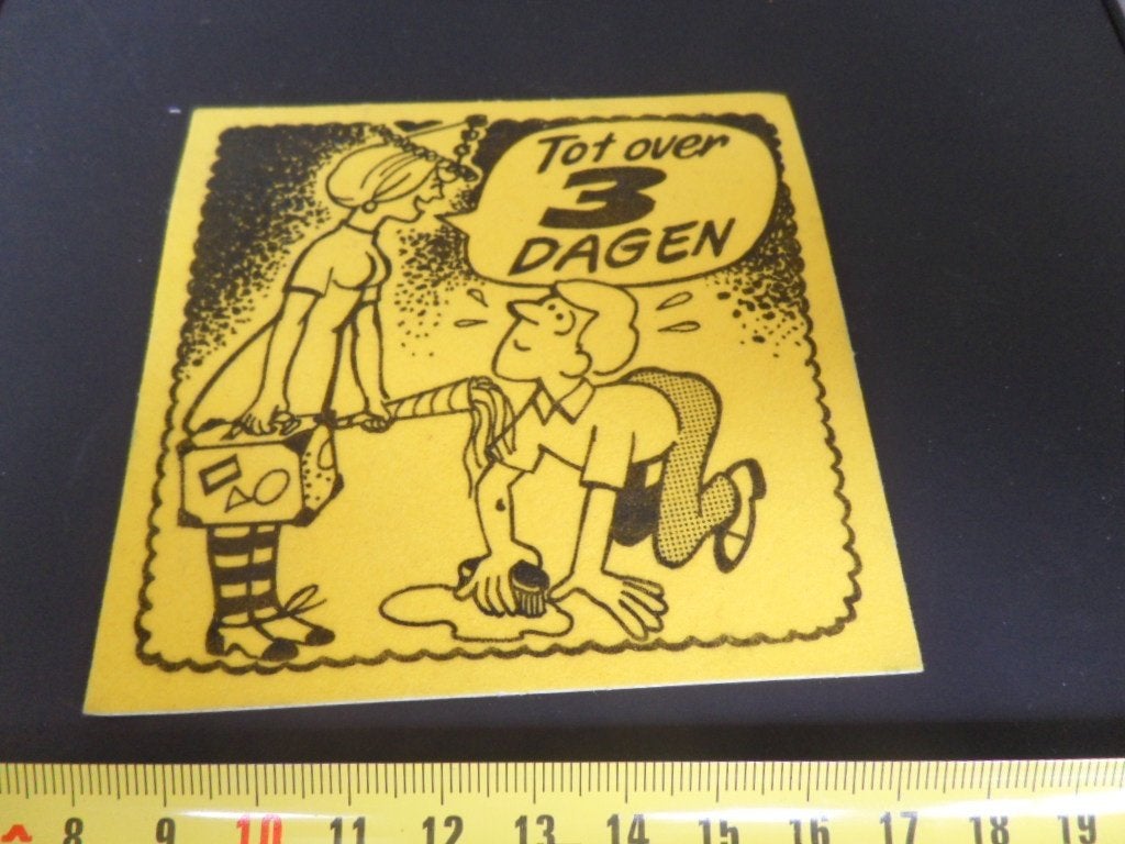 sticker VILT  Carnaval Tot over 3 dagen, Ophalen, Zo goed als nieuw