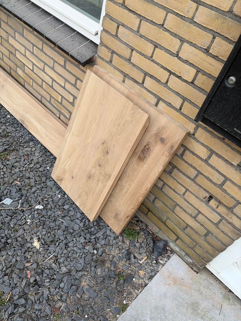 Eikenhout planken - Ideaal voor meubels of projecten, 25 tot 50 mm, Eiken, Nieuw, Ophalen of Verzenden