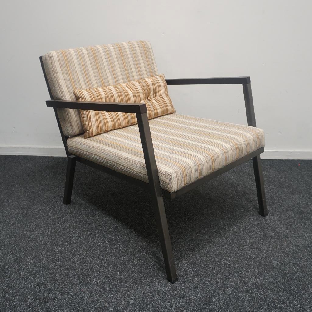 Satelliet 25.25 LAC Fauteuil | Design stoel Bruin Gestreept, Gebruikt, -, 75 tot 100 cm, Ophalen of Verzenden