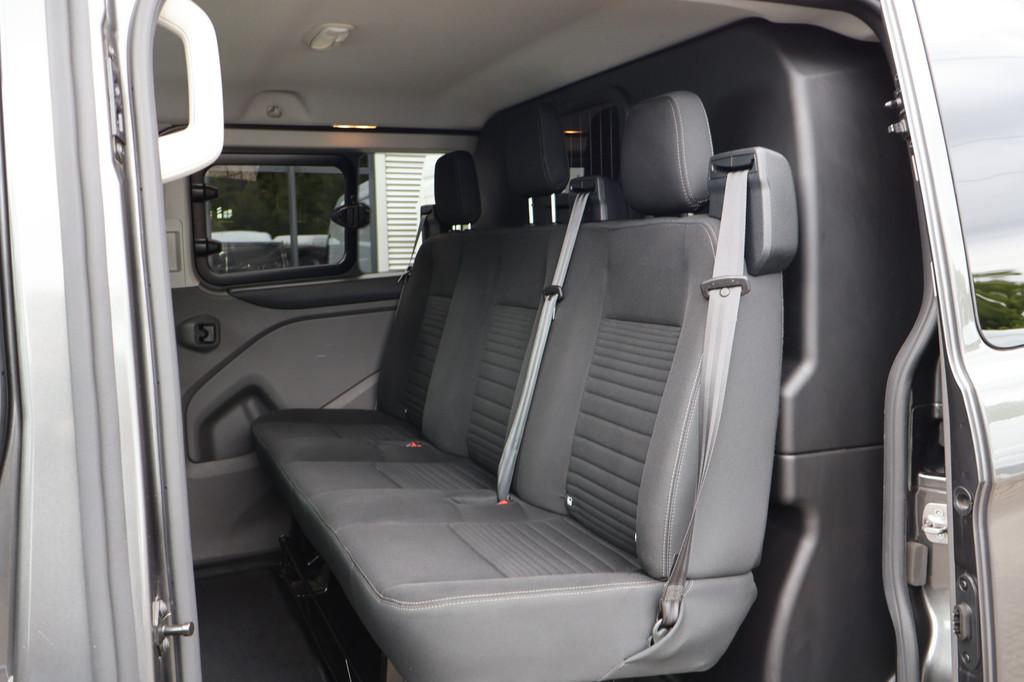Ford Transit Custom 2.0 TDCI L2H1 Limited DC Automaat, Euro 6, 4 cilinders, Zwart, Origineel Nederlands