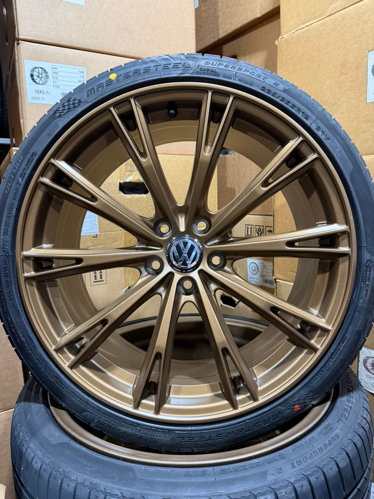 SUPER ACTIE! 19 inch velgen met banden GTI 5x112 Volkswagen, 19 inch, Banden en Velgen, Nieuw, Ophalen of Verzenden