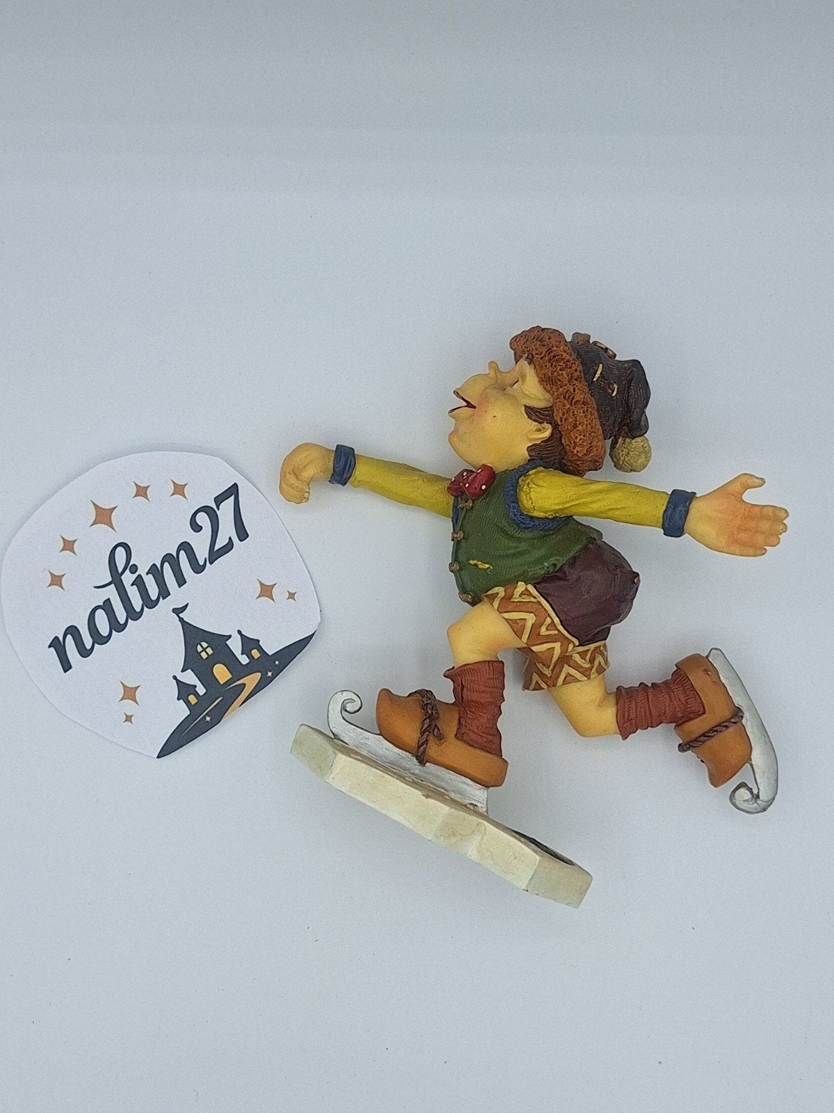 Efteling Schaatsende Laaf Beeldje - Uniek Verzamelobject, Ophalen of Verzenden, Gebruikt, Kleding