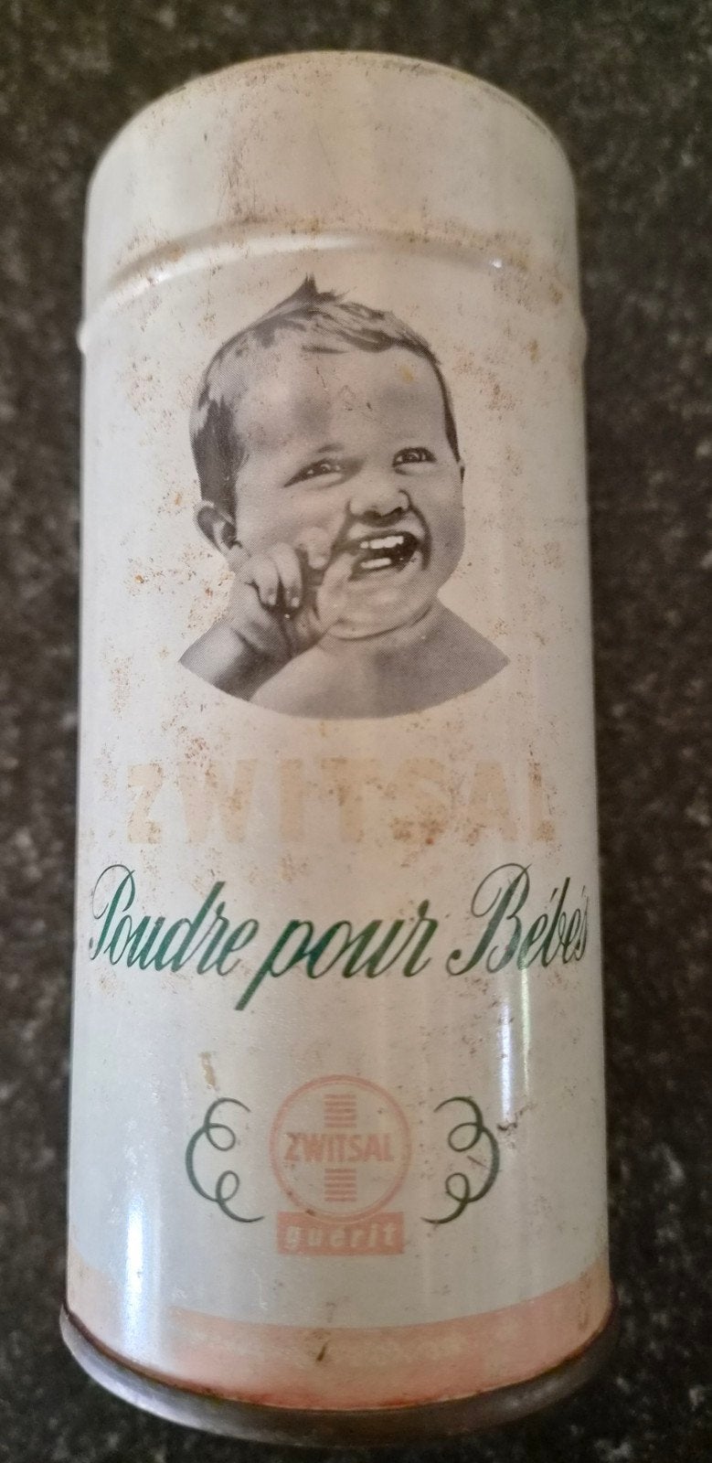 Vintage Zwitsal Babypoeder Bus - Jaren '50/'60, Ophalen of Verzenden