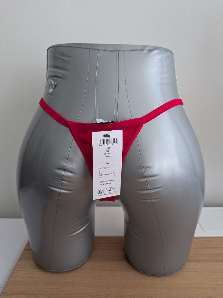 HOM plume string heren, Verzenden, Rood, Overige typen