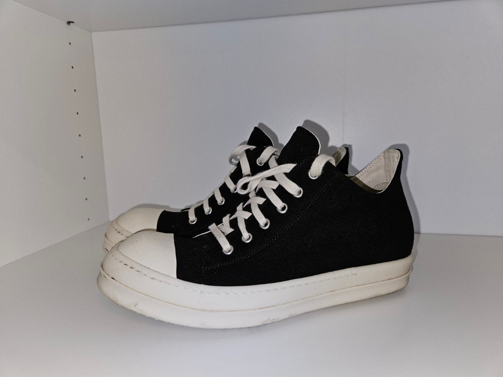 Rick Owens Darkshadow sneakers maat 40 (valt als 41), Zwart, Rick Owens, Ophalen of Verzenden, Sneakers of Gympen