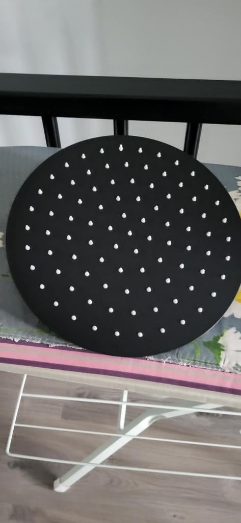 Losse kop regendouche zwart 30 cm, Ophalen of Verzenden, Nieuw, Zwart