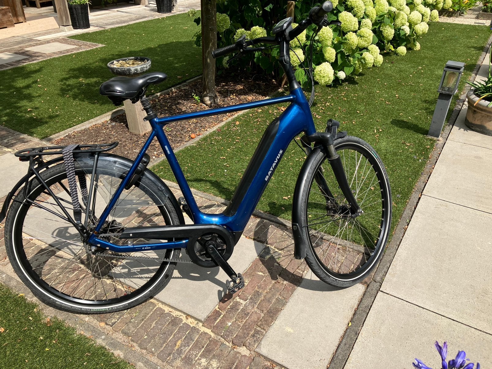 Batavus finez 61 cm heren framekleur metallic Blue, Ophalen, Gebruikt, Batavus, 59 cm of meer