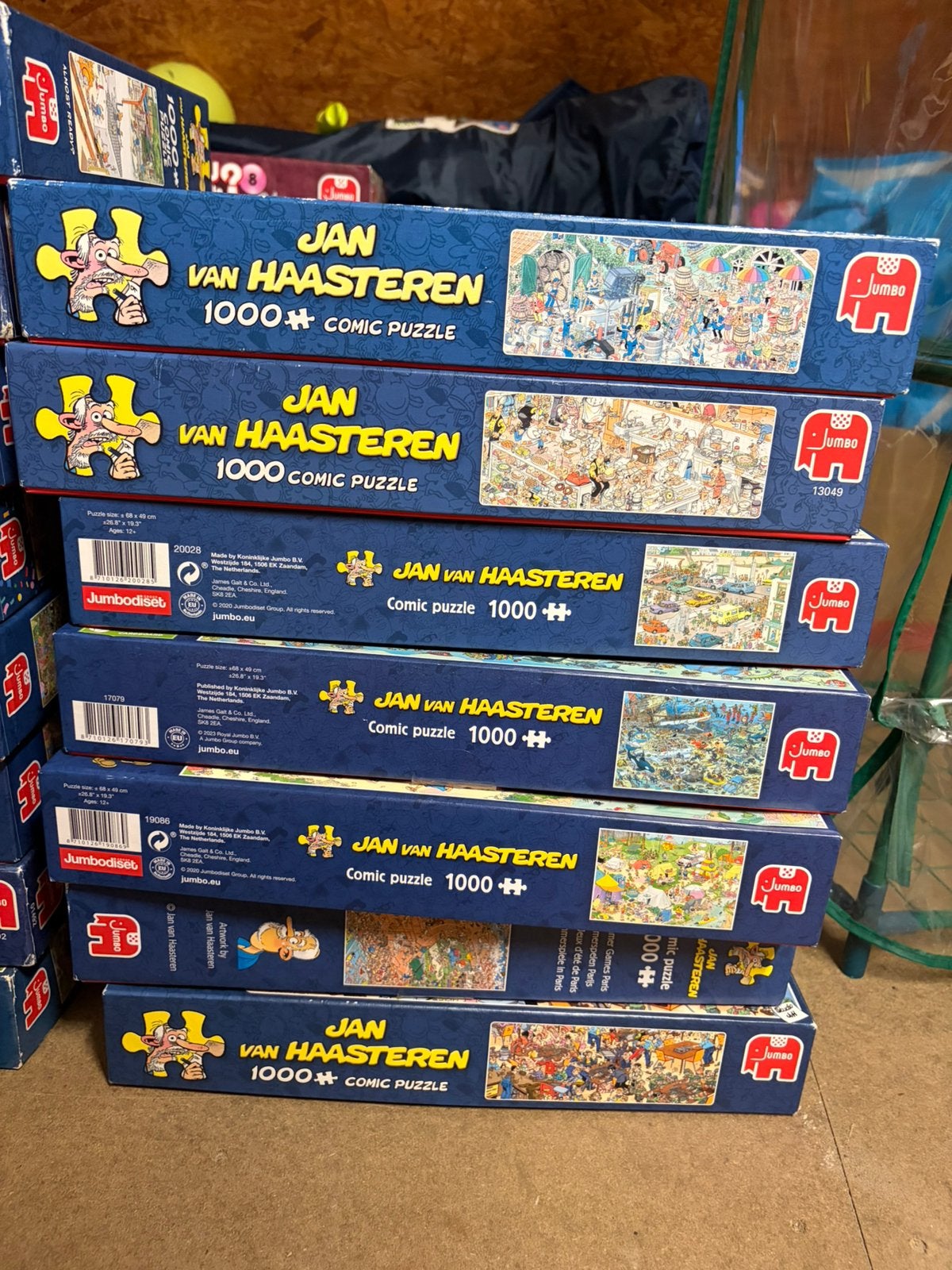 Jan van Haasteren puzzels, Ophalen of Verzenden, 500 t/m 1500 stukjes, Zo goed als nieuw