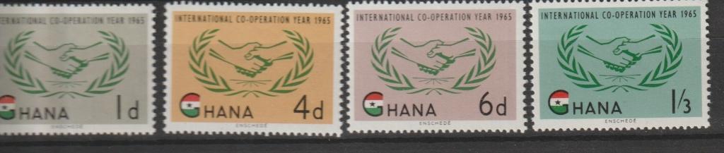 TSS Kavel 810265 Ghana  Pf  minr 206-209, Ophalen, Overige landen, Postfris
