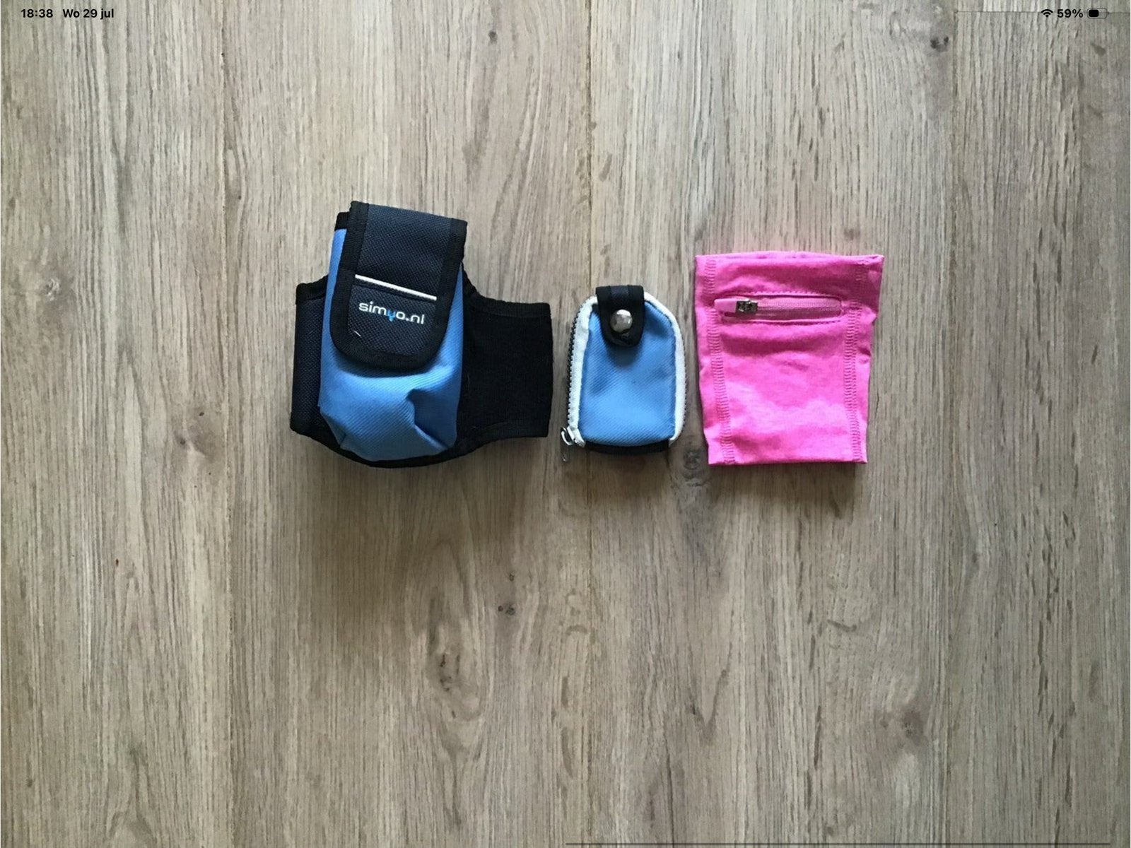 3 Sport/ running tasjes., Ophalen of Verzenden, Zo goed als nieuw