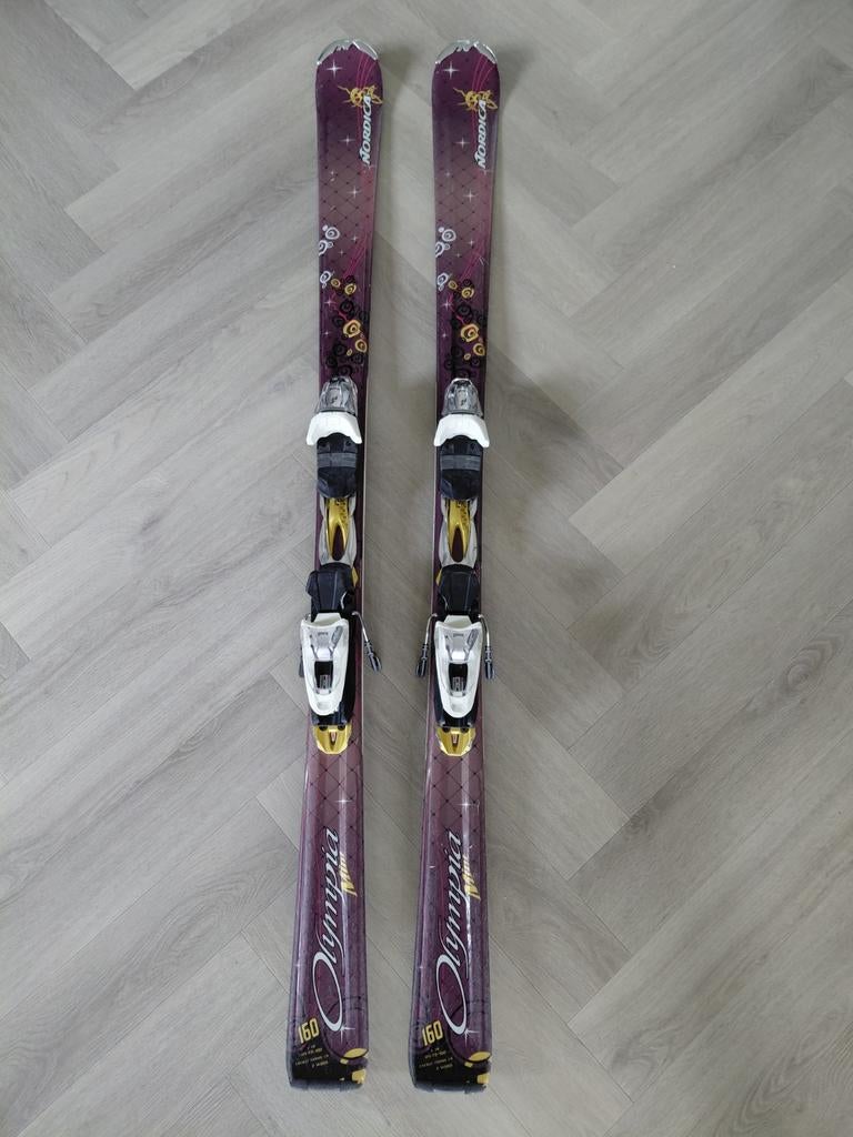 Nordica Olympia Mini damesski's 160 cm, Ophalen, 160 tot 180 cm, Gebruikt, Carve
